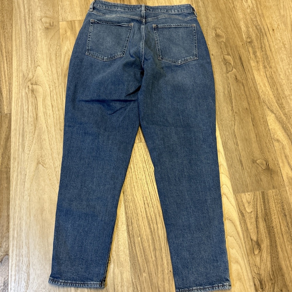 Old Navy Medium Wash‎ High Rise OG Straight Denim Jeans Size 14 Tall 34x. 30"